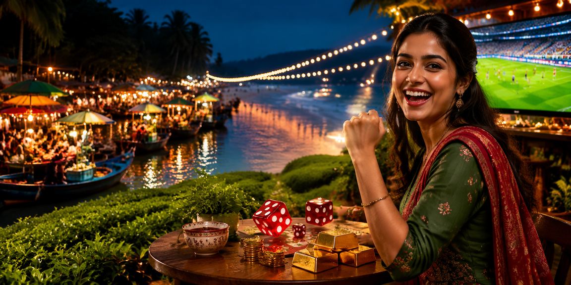 কক্সবাজারের চা বাগানে ডাইস গেম খেলা
